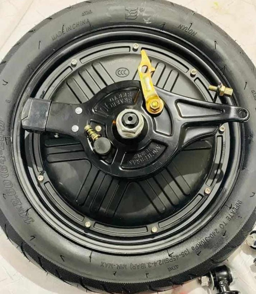 MOTOR 350W CON LLANTA, LLAVE Y FRENO DE TAMBOR