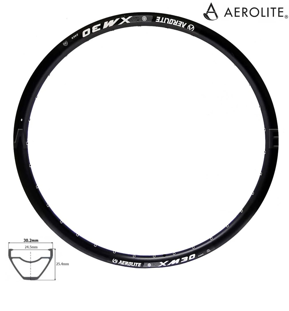Aro MTB Aerolite XM30 29″ 32H Anillado