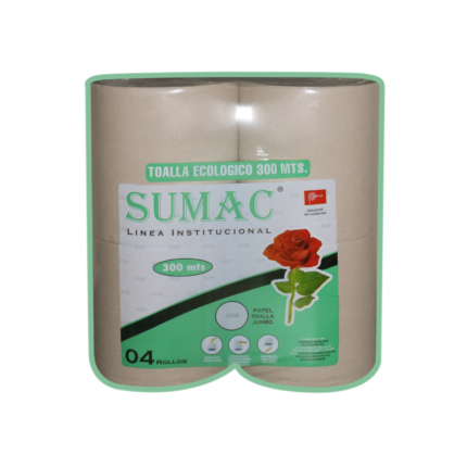 PAPEL TOALLA ECOLOGICO MARRÓN x 300mt