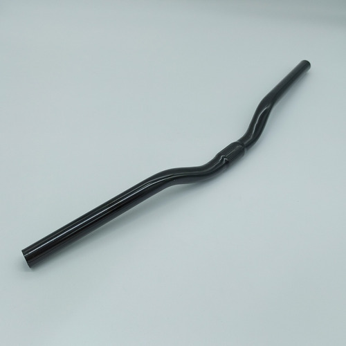 Timón metal negro para bicicleta