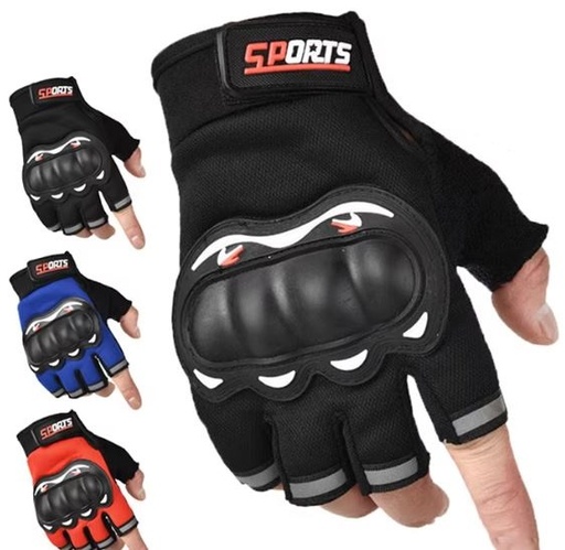 Guantes cortos con protector de nudillos [GUA00012]