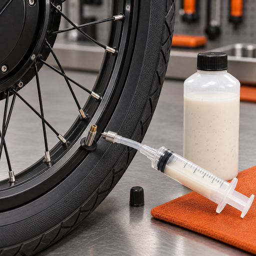 [TAL-RUE-COM-SEL] Reposición de sellante tubeless de scooter o moto