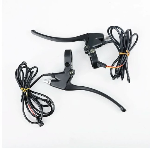 Par de palancas de freno de aluminio para bicimoto para espejos (Hilo8)