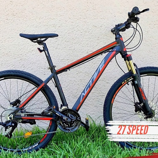 Bicicleta de aluminio 29 - ACTIVE - 27 SPEED -FRENOS HIDRAULICOS SHIMANO