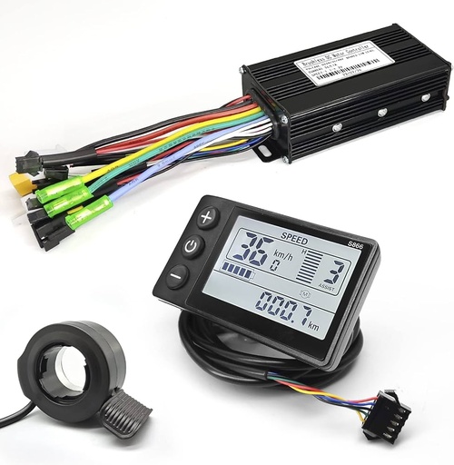 Controlador y pantalla Display para EBike 48v 750w 1500w 30a